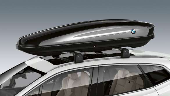 Cutie portbagaj de plafon BMW 420, în Negru/Argintiu Titan, pentru BMW Seria 2 Active Tourer