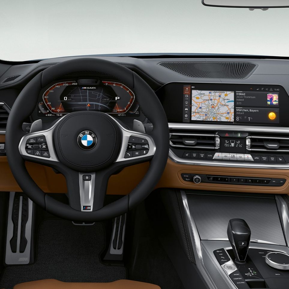 Habitaclul BMW Seria 4 Coupé, G22, 2020 Imagine cu habitaclul BMW Seria 4 Coupé, G22, 2020