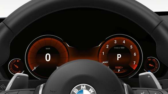 Afişajul de instrumente multifuncţional al BMW Seria 4 Gran Coupé Afişajul de instrumente multifuncţional al BMW Seria 4 Gran Coupé