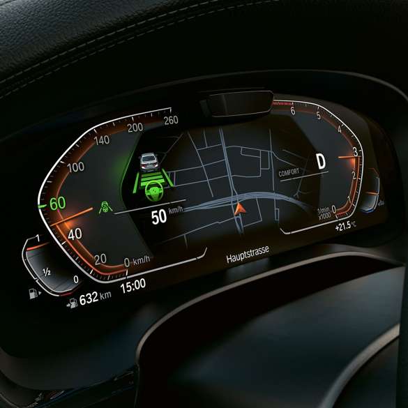 Copilotul tău BMW al BMW Seria 5 Sedan, G30 Copilotul tău BMW al BMW Seria 5 Sedan, G30, 2020, pe Control Display-ul din interior