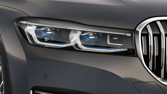 Faruri BMW Laserlight pentru BMW Seria 7 Sedan BMW Seria 7 Sedan: imagine în prim plan cu farurile BMW Laserlight