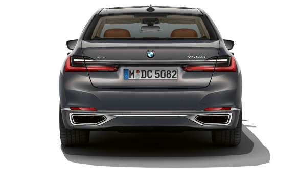 Spoiler spate pentru BMW Seria 7 Sedan BMW Seria 7 Sedan: imagine în prim plan cu un spoiler spate