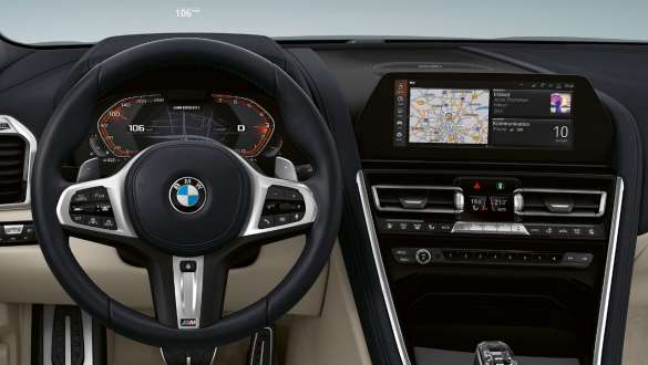 „BMW Live Cockpit Professional” Imagine cu „BMW Live Cockpit Professional” al BMW Seria 8 Gran Coupé
