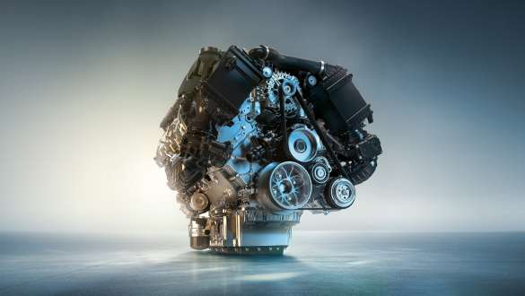 Motorul BMW TwinPower Turbo pe benzină cu 8 cilindri Imagine cu motorul BMW TwinPower Turbo pe benzină cu 8 cilindri al BMW Seria 8 Gran Coupé
