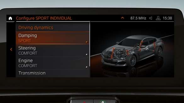 BMW Seria 8 Gran Coupé, suspensie M adaptivă, interior Control Display