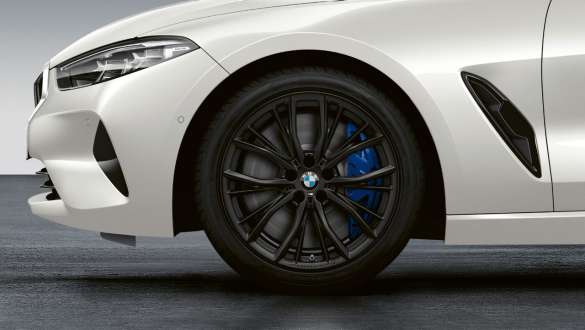 Jante M Performance forjate Double-spoke de 19”, tip 786 M, Jet Black mat, accesorii M Performance, BMW Seria 8 Gran Coupé