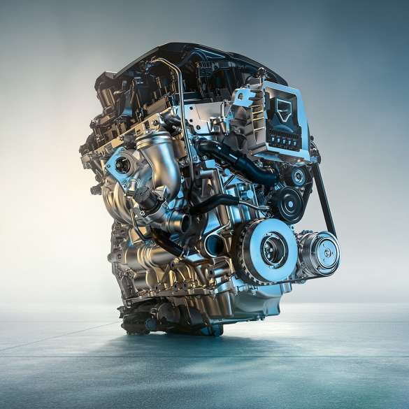 Motorul BMW X2 M35i Imagine cu motorul M TwinPower Turbo pe benzină al BMW X2 M35i, F39, 2018