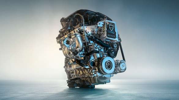 Motorul BMW X2 M35i Imagine cu motorul M TwinPower Turbo pe benzină cu 4 cilindri al BMW X2 M35i, F39, 2018