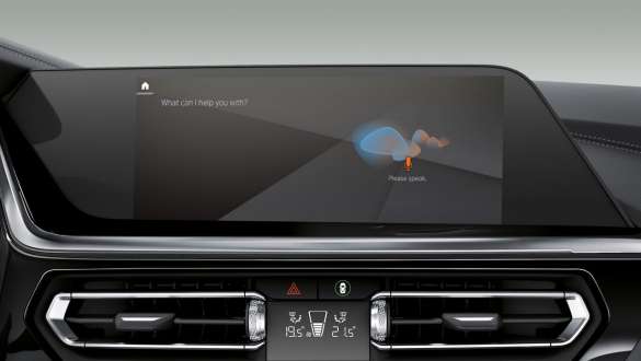 BMW Intelligent Personal Assistant al BMW Z4 M40i Roadster Control Display al BMW Z4 M40i Roadster cu BMW Intelligent Personal Assistant