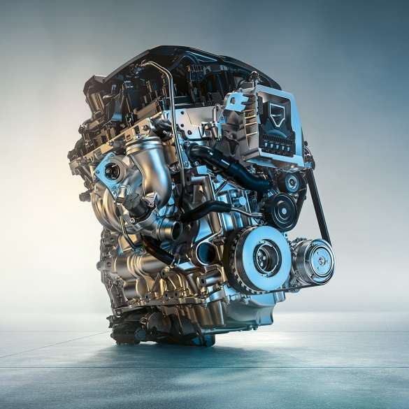 Motorul BMW M135i xDrive. Motorul M TwinPower Turbo pe benzină cu 4 cilindri al BMW M135i xDrive cu 225 kW (306 CP).