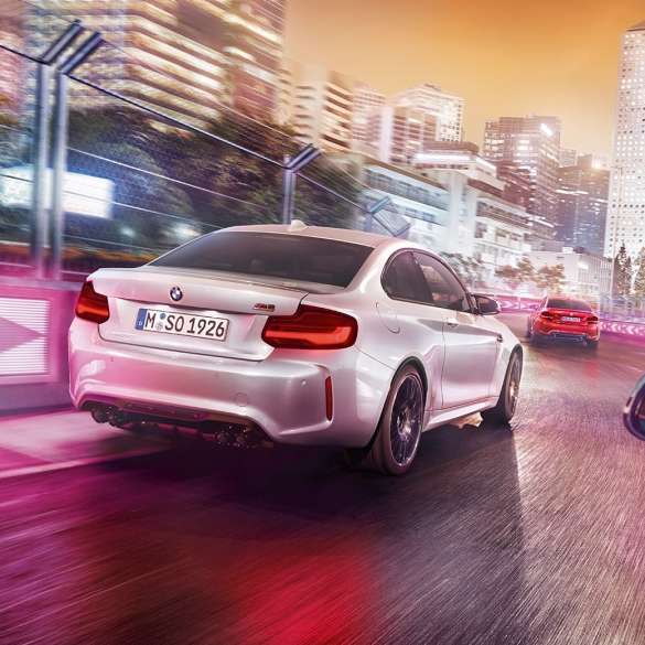 Şasiul BMW M2 Competition, F87 Imagine cu şasiul BMW M2 Competition, F87, 2018, în Argintiu Hockenheim metalizat