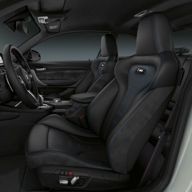 Tapiţeria BMW M2 Competition, F87 Imagine din interior cu tapiţeria BMW M2 Competition, F87, 2018, în Argintiu Hockenheim metalizat