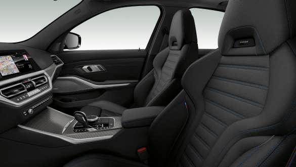 Scaune Sport şi centuri de siguranţă M ale BMW M340i xDrive Sedan G20 2020 Interior cu Scaune Sport şi centuri de siguranţă M al BMW M340i xDrive Sedan G20 2020