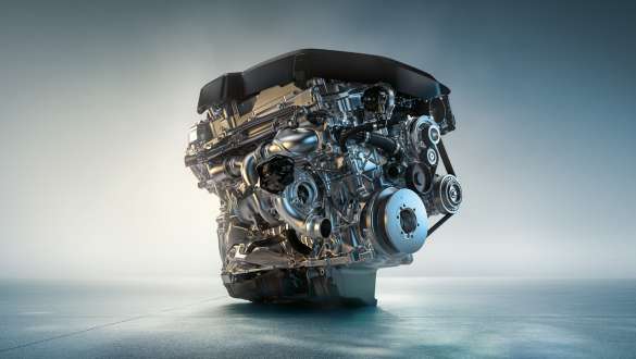 Motorul BMW M TwinPower Turbo cu 6 cilindri al BMW M340i xDrive Sedan G20 2020 Imagine în prim plan cu motorul BMW M TwinPower Turbo cu 6 cilindri al BMW M340i xDrive Sedan G20 2020