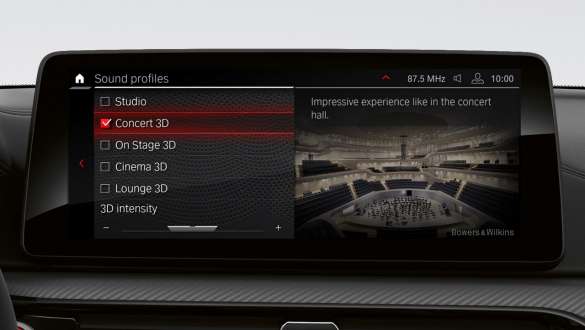 Automobilele BMW Seria 5 Sedan M cu sistem de sunet surround Bowers & Wilkins Diamond al BMW M5 Control Display al automobilelor BMW Seria 5 Sedan M cu sistem de sunet surround Bowers & Wilkins Diamond pentru BMW M5