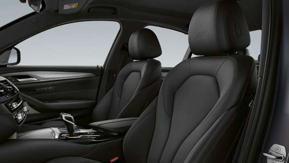 Scaunele M Sport ale BMW M5 Imagine din interior cu scaunele M Sport ale BMW M5