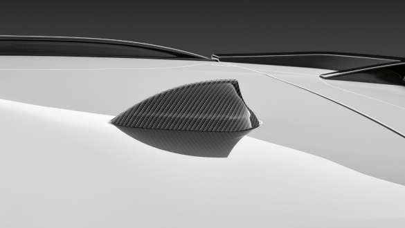 Învelitoarea de antenă din fibre de aramidă M Performance a BMW X3 M Competition F97 LCI Facelift 2021 Învelitoarea de antenă din fibre de aramidă M Performance a BMW X3 M Competition F97 LCI Facelift 2021