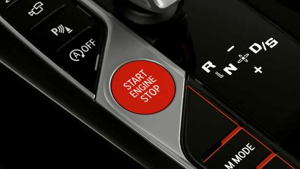 Butonul Start/Stop roşu al automobilelor BMW X3 M F97 G01 LCI 2021 Butonul Start/Stop roşu al automobilelor BMW X3 M F97 G01 LCI 2021