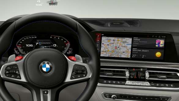 Modelele BMW X5 M cu „BMW Live Cockpit Professional” Imagine cu interiorul modelelor BMW X5 M, F95, cu „BMW Live Cockpit Professional”