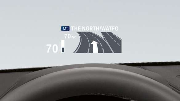 Head-Up Display al BMW X2, F39 Imagine în prim-plan cu Head-Up Display al BMW X2, F39, 2018