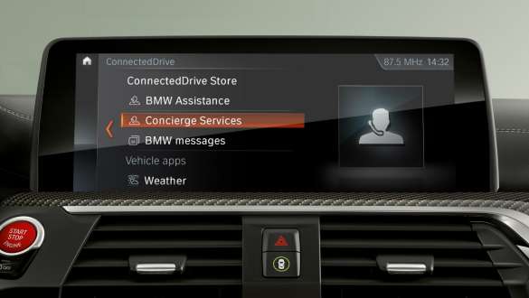 Serviciile ConnectedDrive ale BMW X2, F39 Imagine în prim-plan cu serviciile ConnectedDrive ale BMW X2, F39, 2018