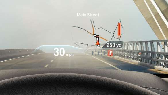 BMW Head-Up Display al BMW X4 Imagine cu BMW Head-Up Display al BMW X4, G02, 2018