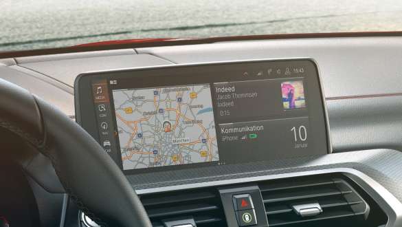 Conceptul de operare intuitiv al BMW X4 Imagine cu Control Display-ul BMW X4, G02, 2018, conceptul de operare intuitiv