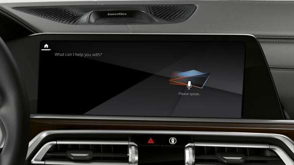 BMW Intelligent Personal Assistant Imagine din habitaclu cu BMW Intelligent Personal Assistant al modelului BMW X5 G05 2018