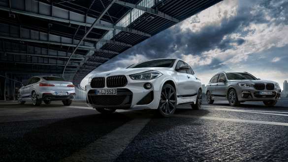 Modelele BMW X2 F39, BMW X3 G01, BMW X4 G02, cu accesorii M Performance Imagine cu exteriorul modelelor BMW X2 F39, BMW X3 G01, BMW X4 G02, cu accesorii M Performance