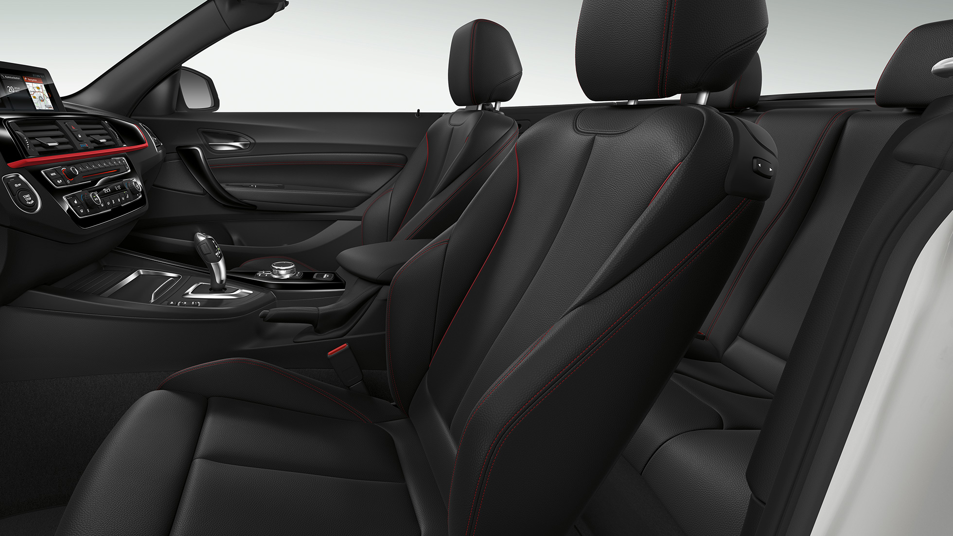 Interiorul BMW Seria 2 Cabriolet, Model Sport Line Interiorul BMW Seria 2 Cabriolet, Model Sport Line