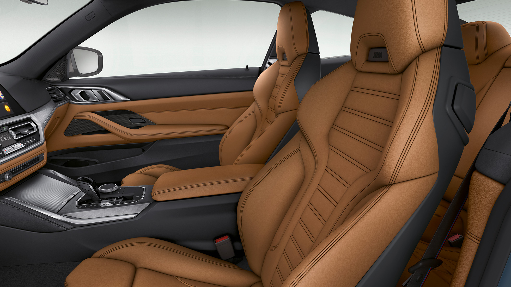 Elementele de control ale BMW Seria 4 Coupé, G22 Imagine cu interiorul BMW Seria 4 Coupé, G22, 2020, cu elementele de control