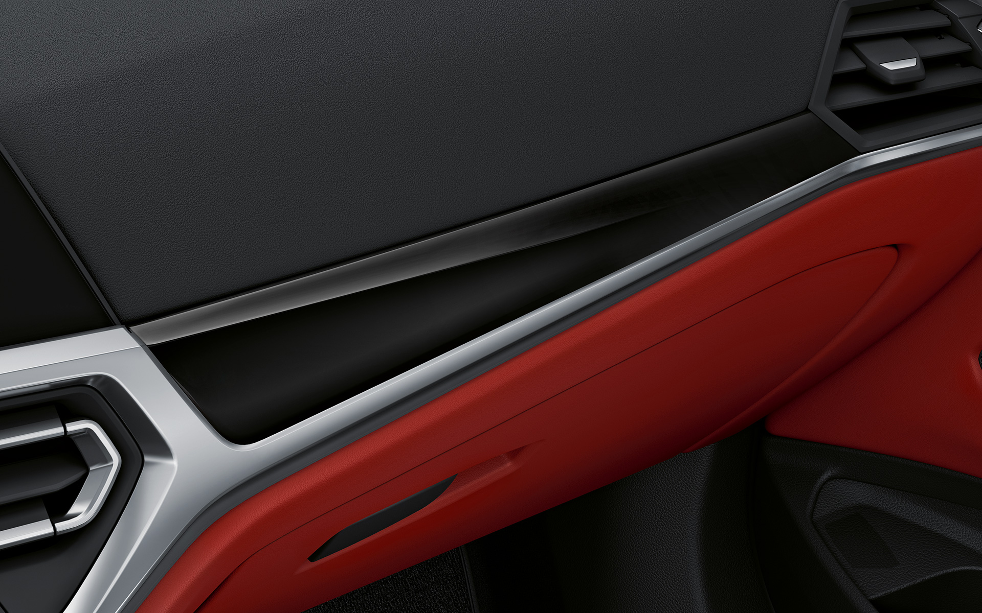 Ornamentele interioare BMW Individual în negru piano ale BMW Seria 4 Coupé Individual, G22, 2020 Ornamentele interioare BMW Individual în negru piano ale BMW Seria 4 Coupé Individual, G22, 2020
