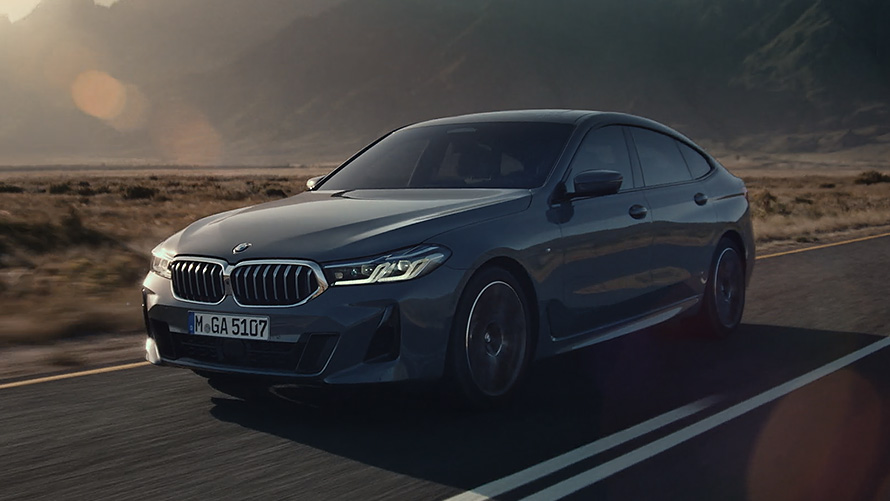 Exteriorul BMW Seria 6 Gran Turismo, G32, 2020 Imagine de sus cu BMW Seria 6 Gran Turismo 640i xDrive, G32, 2020, în Gri Bernina