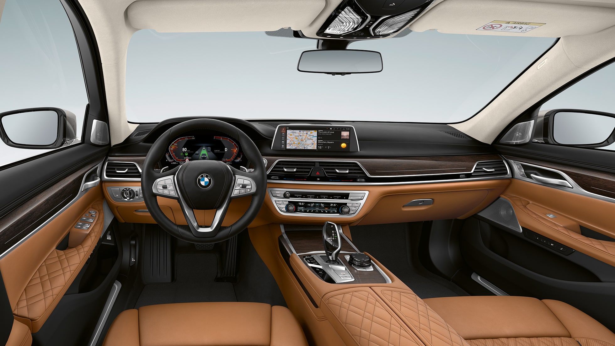 Interiorul BMW Seria 7 Sedan cu pachetul Design Exterior Pure Excellence Interiorul BMW Seria 7 Sedan cu pachetul Design Exterior Pure Excellence