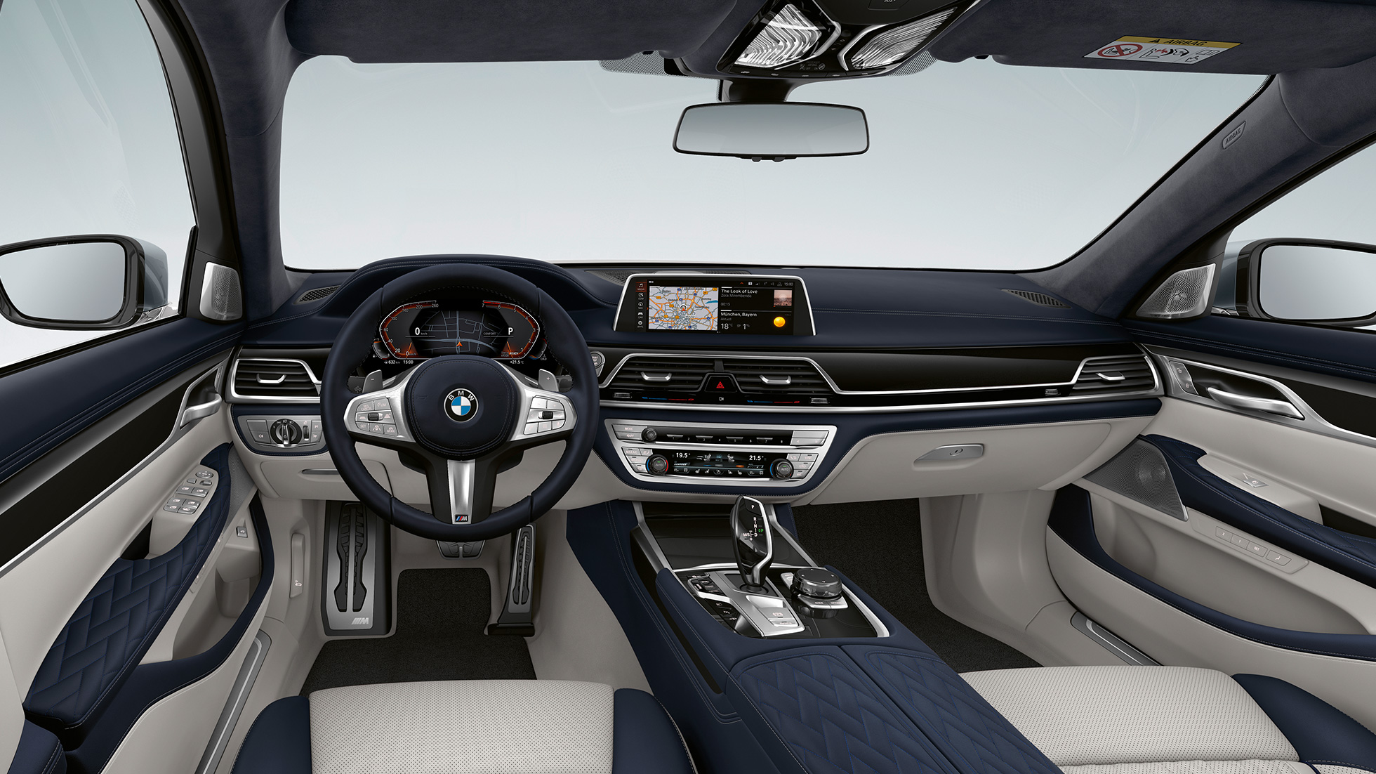 Interiorul BMW Seria 7 Sedan cu pachet M Sport Interiorul BMW Seria 7 Sedan cu pachet M Sport