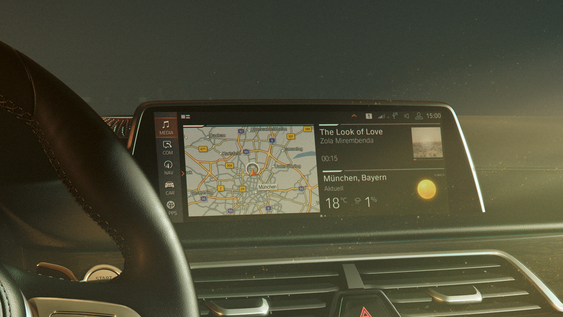 Sistemul de operare BMW 7.0 Sistemul de operare BMW 7.0 pe Control Display-ul BMW Seria 7 Sedan