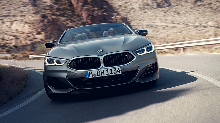 BMW Seria 8 Cabriolet M, pachet Sport BMW Seria 8 Cabriolet M, pachet Sport, BMW Individual Gri Frozen Pure