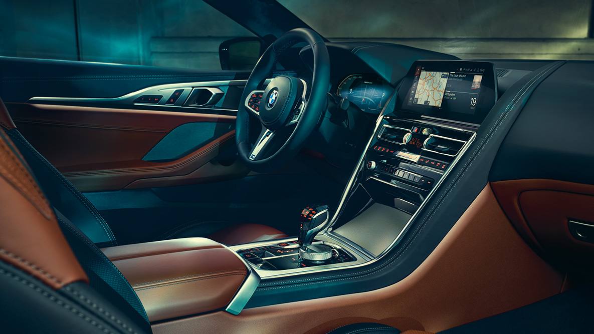 Interiorul BMW Seria 8 Coupé. Interiorul BMW Seria 8 Coupé.