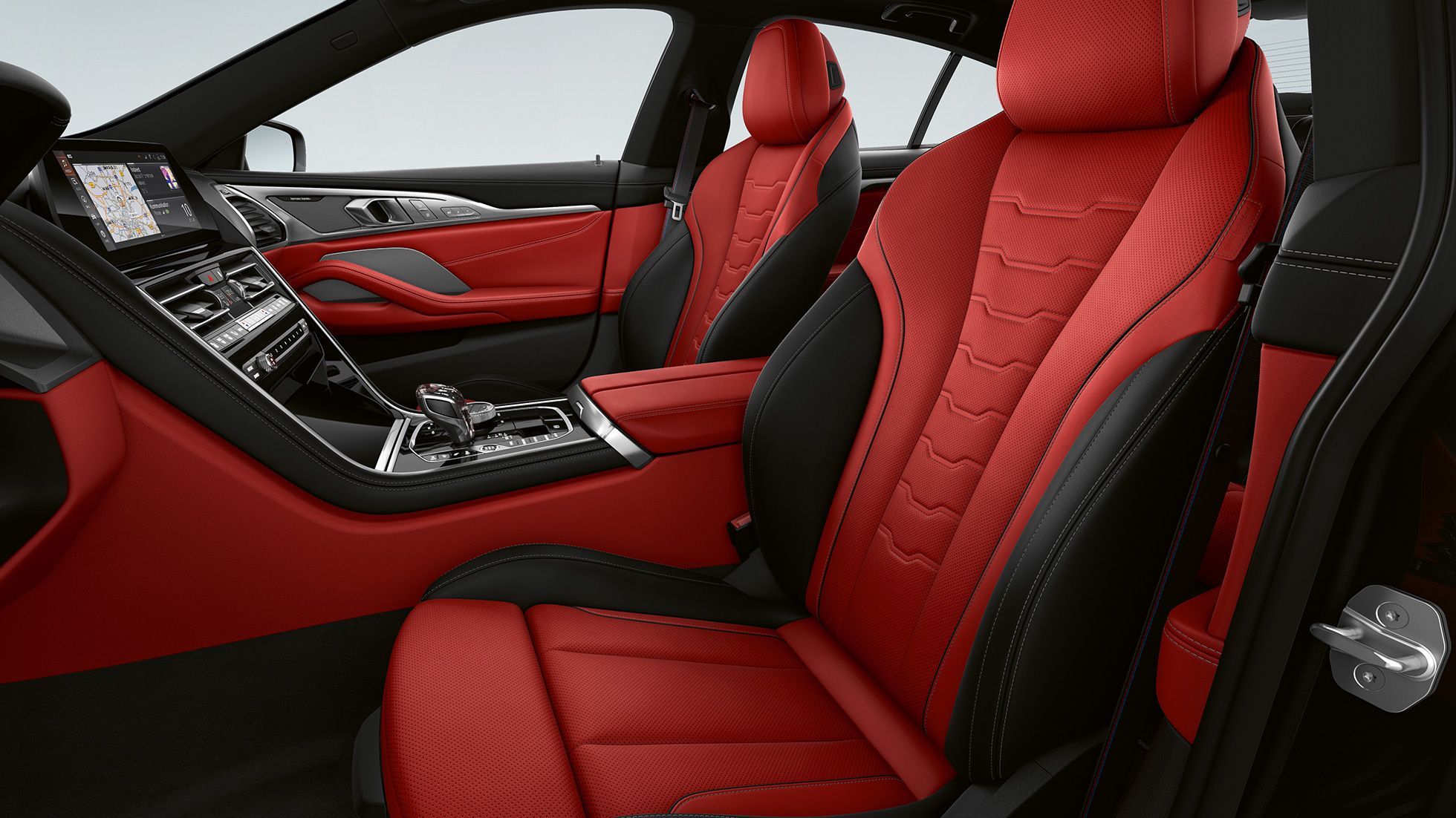 Echipamentele pentru interior din pachetul M Sport Imagine cu echipamenele pentru interior din pachetul M Sport al BMW Seria 8 Gran Coupé