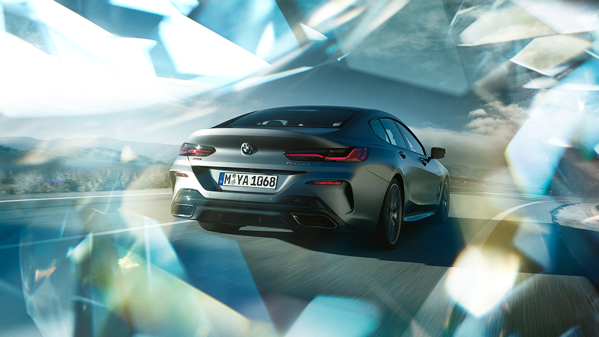 Dinamica de condus xDrive Imagine cu BMW Seria 8 Gran Coupé cu dinamica de condus xDrive