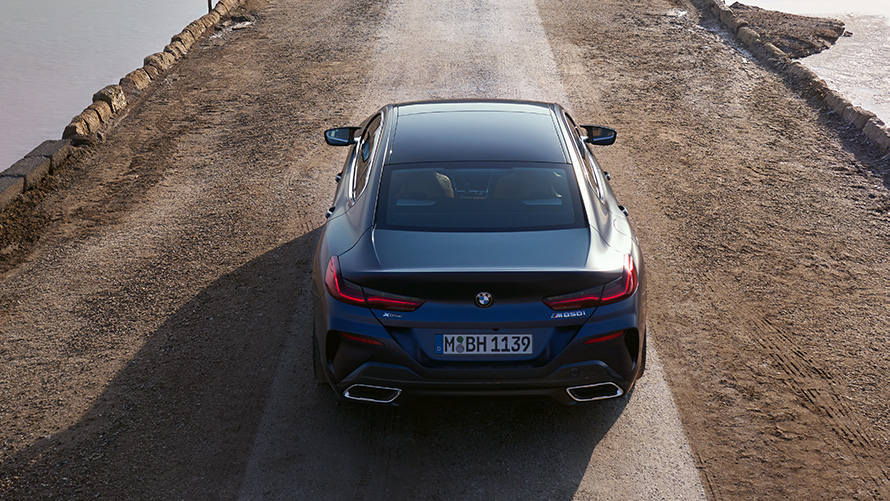 BMW M850i xDrive Gran Coupé, BMW Individual Albastru Frozen Tanzanite