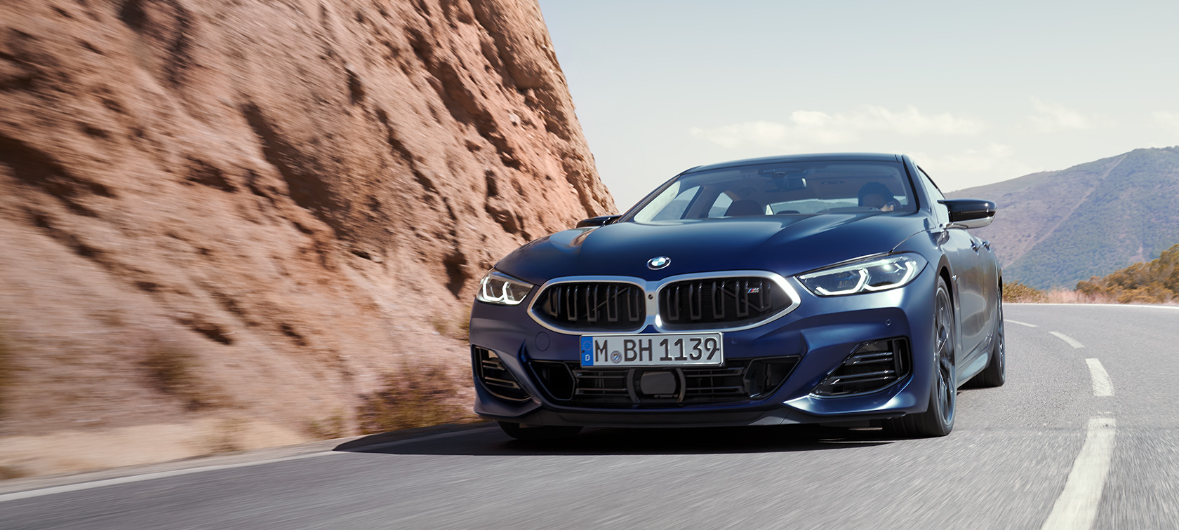 BMW Seria 8 Gran Coupé, BMW Individual Albastru Frozen Tanzanite