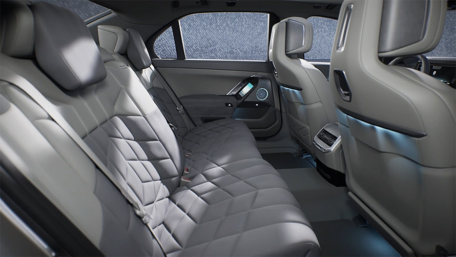 BMW i7 Sedan G70, videoclip cu Private Lounge BMW i7 Sedan G70, videoclip despre Private Lounge