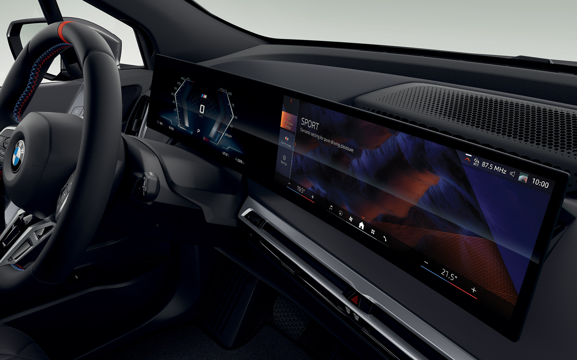 Afişaj curbat BMW al BMW iX M60 i20 2022, SUV electric, automobil electric BMW iX M60 i20 2022, SUV electric, automobil electric, afişaj curbat BMW