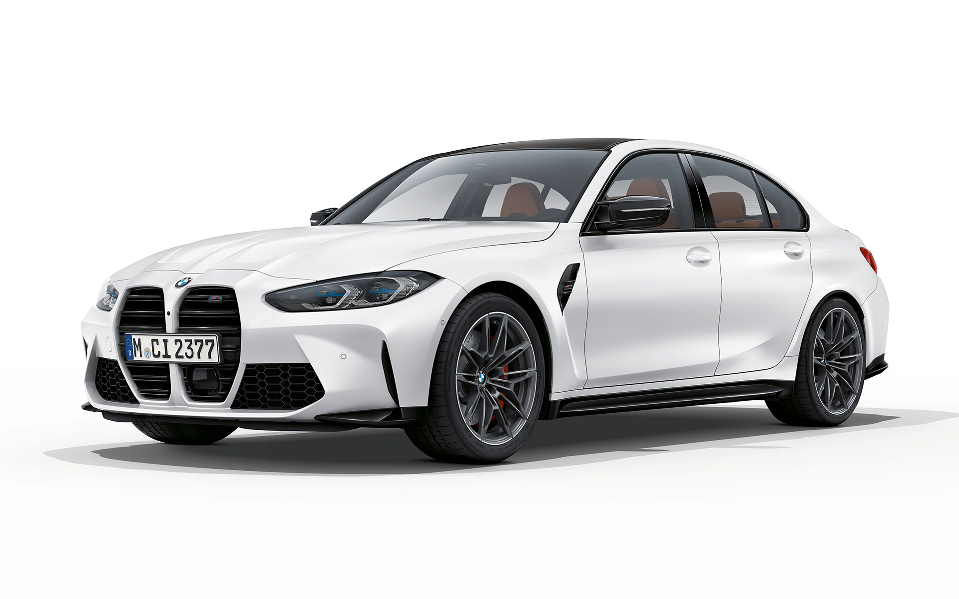 BMW M3 Competition 2020 în Alb Frozen Brilliant