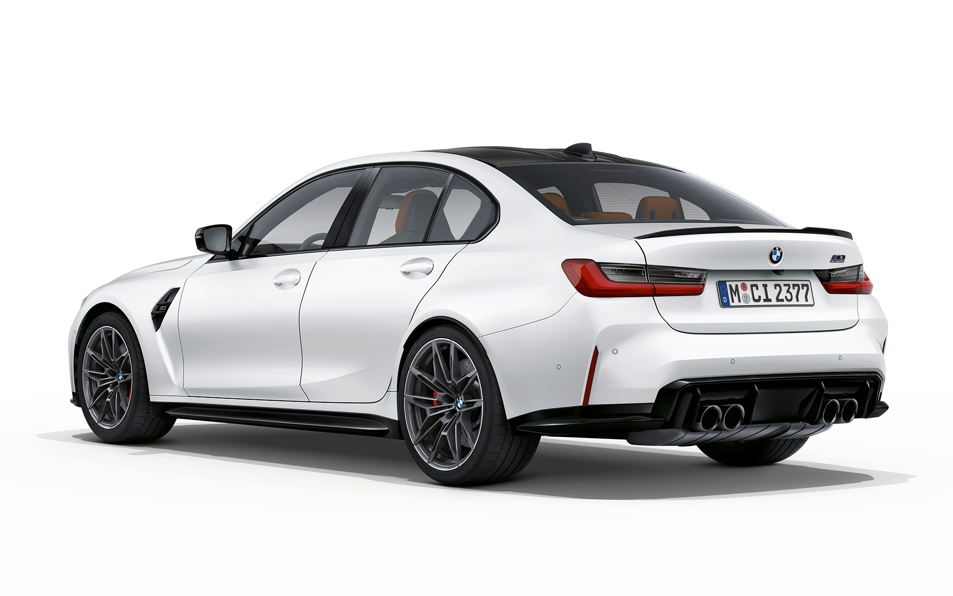 BMW M3 Competition 2020 în Alb Frozen Brilliant