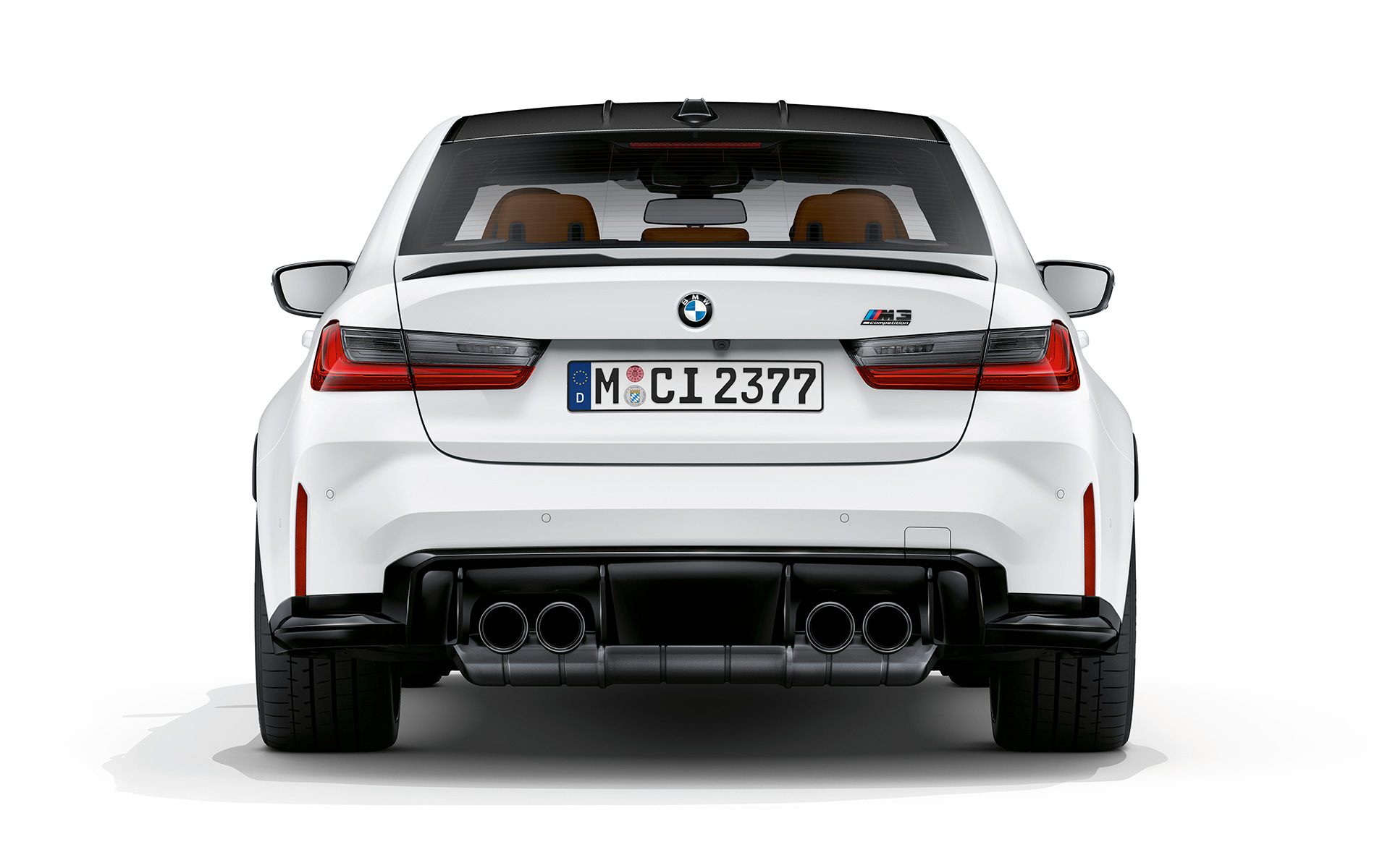 BMW M3 Competition 2020 în Alb Frozen Brilliant