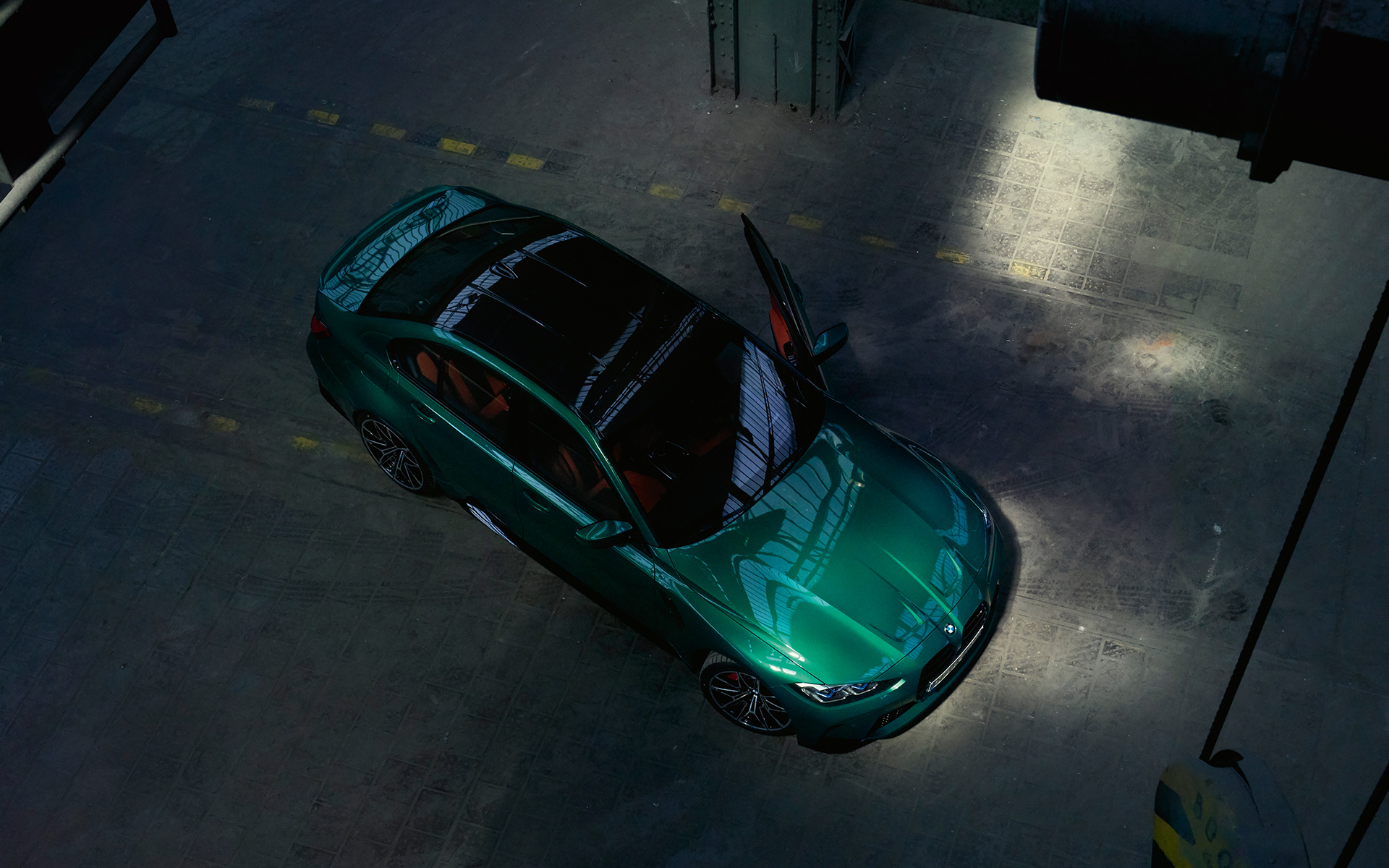 BMW M3 Sedan 2020 în Verde Isle of Man