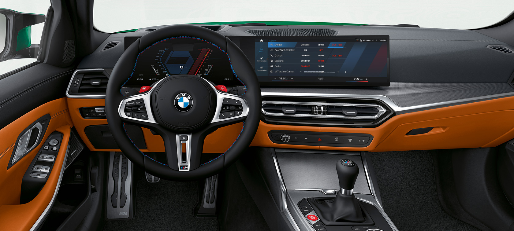 BMW M3 CS habitaclu BMW M3 CS interiorul habitaclului