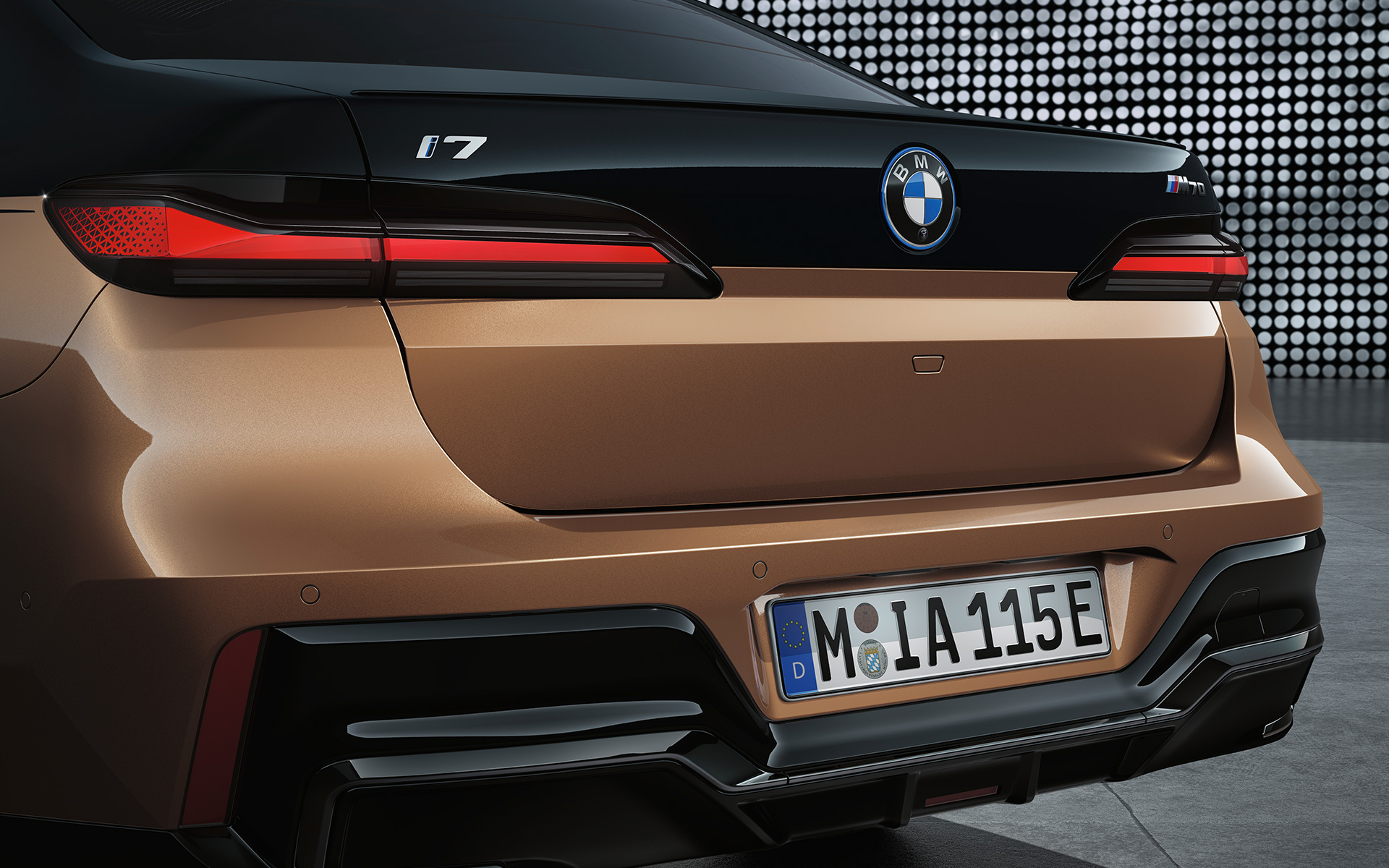 Spoiler M spate, BMW i7 M70 xDrive Sedan BMW i7 M70 xDrive Sedan, spoiler M spate
